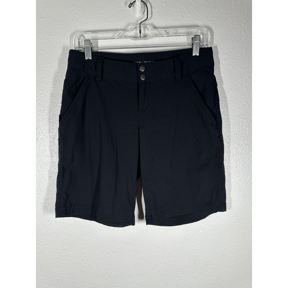 Columbia Pants - Columbia Shorts Womens 8 Black Omni-Shield Hiking Quick Dry Stretch Nylon Trail